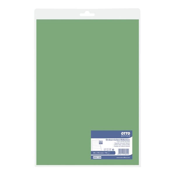 OTTO Office Selbstklebende Ordnerrcken–Etiketten Fresh Colour 38x192 mm