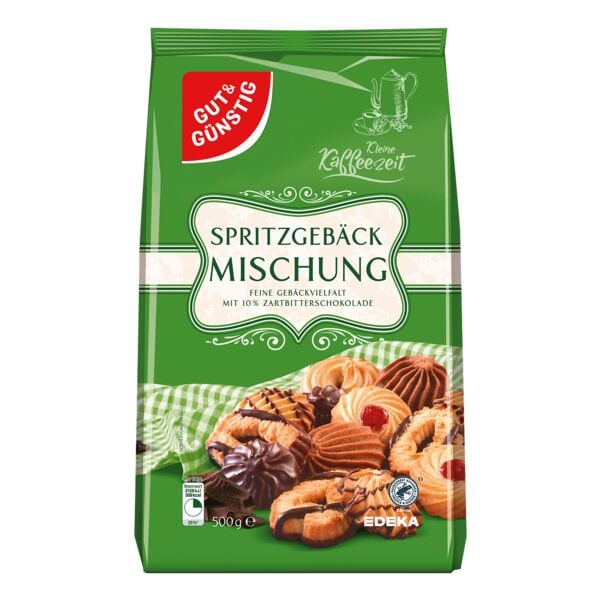 Gut und Gnstig Spritzgebckmischung Kleine Kaffeezeit 500 g