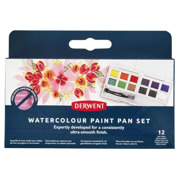 DERWENT Aquarell-Farbkasten Set