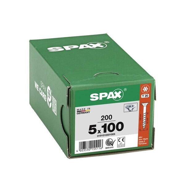 SPAX Universalschrauben T20 Senkkopf WIROX 5 x 100 mm 200 Stck