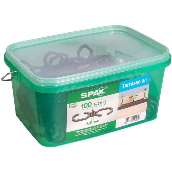 SPAX 100er-Pack Terrassen-Abstandshalter AIR 4,5 mm
