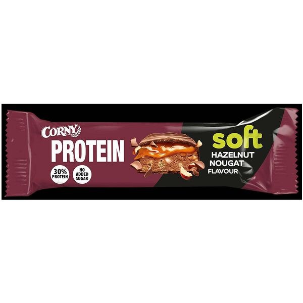 Corny 12er-Pack Proteinriegel PROTEIN soft Hazelnut Nougat