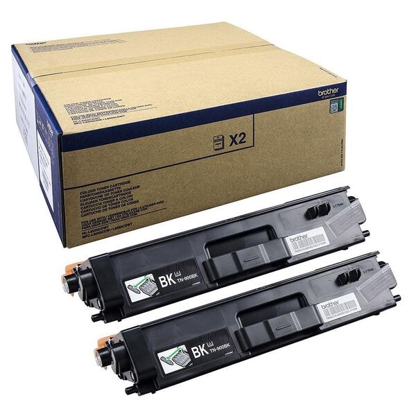 Brother Toner-Set »TN-900BK« schwarz - 2 Stück Brother Toner-Set »TN-900BK« schwarz - 2 Stück