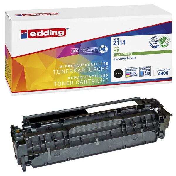 Edding Toner ersetzt HP »HP 312X« CF380X schwarz