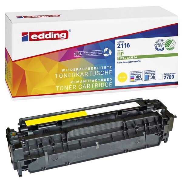 Edding Toner ersetzt HP HP 312A CF382A gelb