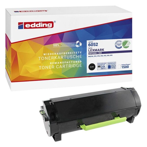 Edding Toner ersetzt Lexmark »50F2000« schwarz