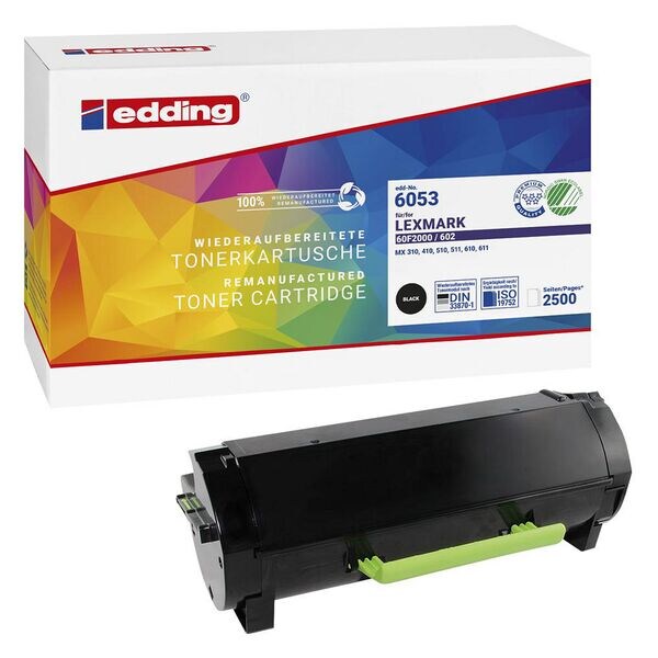 Edding Toner ersetzt Lexmark »60F2000« schwarz