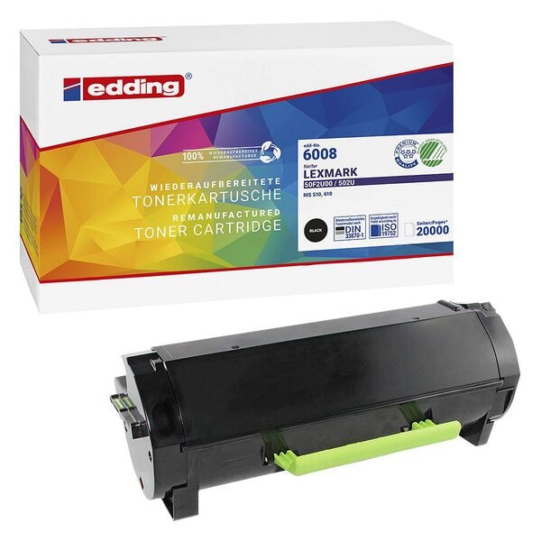 Edding Toner ersetzt Lexmark »50F2U00« schwarz