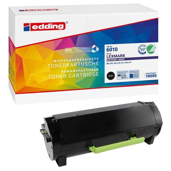 Edding Toner ersetzt Lexmark »60F2H00« schwarz