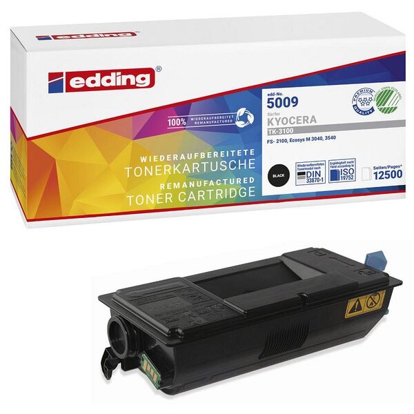 Edding Toner ersetzt Kyocera TK-3100 schwarz