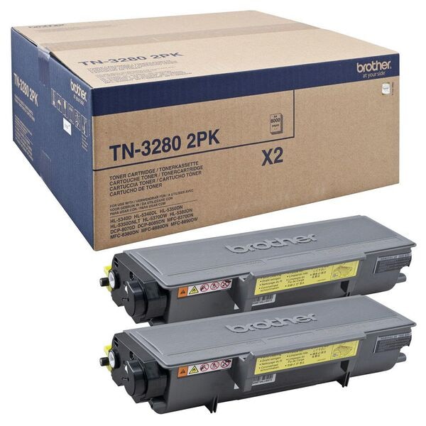 Brother Toner-Set »TN-3280« schwarz - 2 Stück