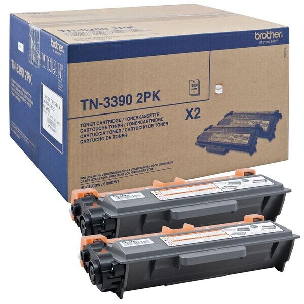 Brother Toner-Set »TN-3390« schwarz - 2 Stück