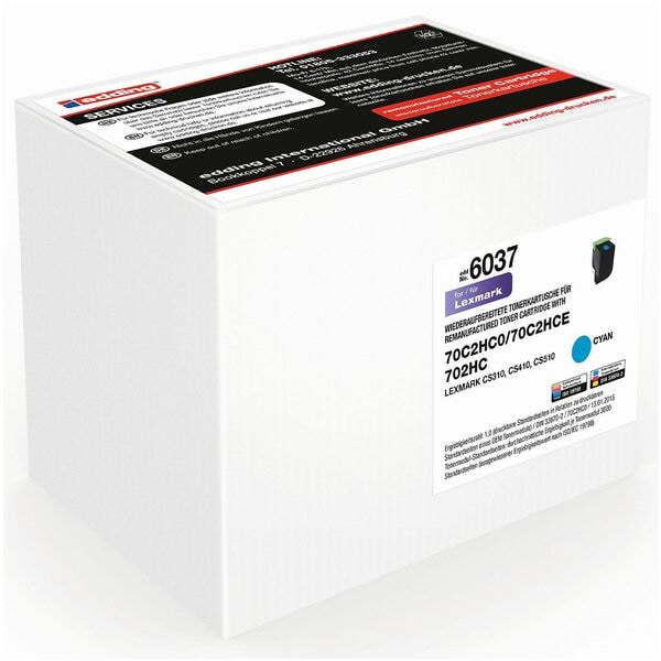 Edding Toner ersetzt Lexmark »70C2HC0« cyan