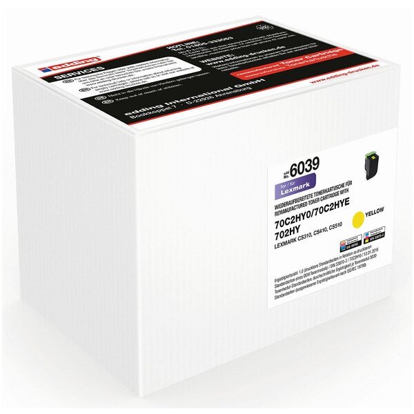 Edding Toner ersetzt Lexmark »70C2HY0« gelb