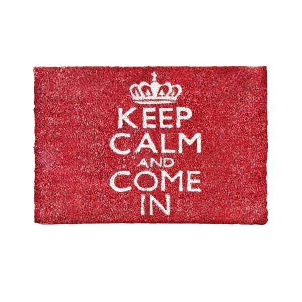 relaxdays Fußmatte »KEEP CALM AND COME IN« 60 x 40 cm relaxdays Fußmatte »KEEP CALM AND COME IN« 60 x 40 cm