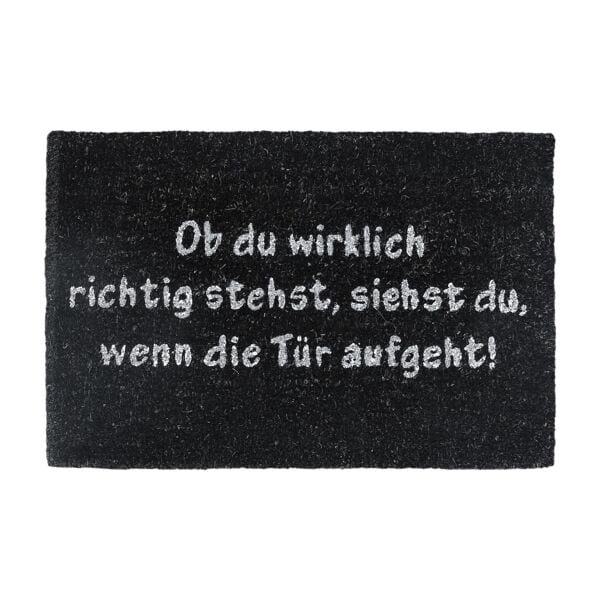 relaxdays Fumatte Kokos SPRUCH 60 x 40 cm