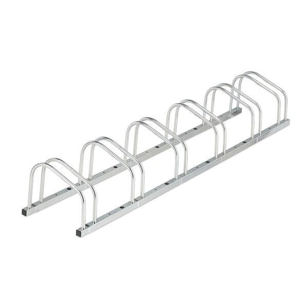 relaxdays Fahrradstnder Boden fr 6 Fahrrder bis 5 cm Reifenbreite