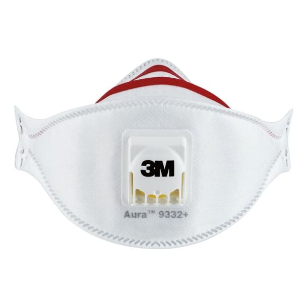 3M 2er-Pack Atemschutzmaske mit Ventil FFP3 »Aura™ 9300+« 3M 2er-Pack Atemschutzmaske mit Ventil FFP3 »Aura™ 9300+«