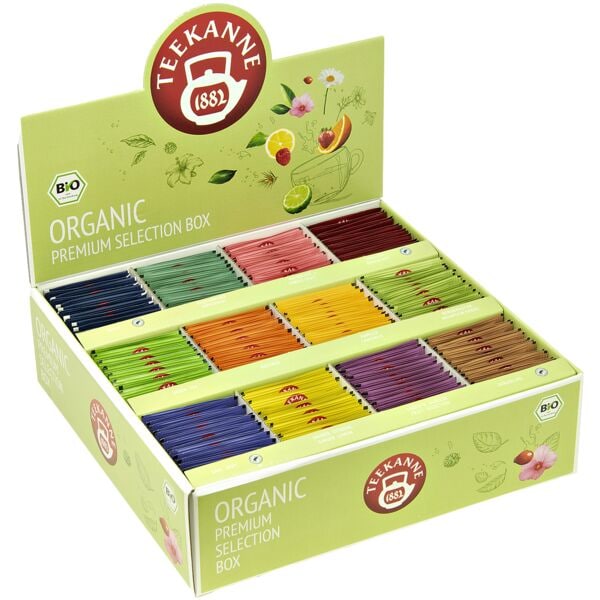 TEEKANNE Tee-Sortimentsbox »Bio Gastro Premium« (180 Portionen) TEEKANNE Tee-Sortimentsbox »Bio Gastro Premium« (180 Portionen)