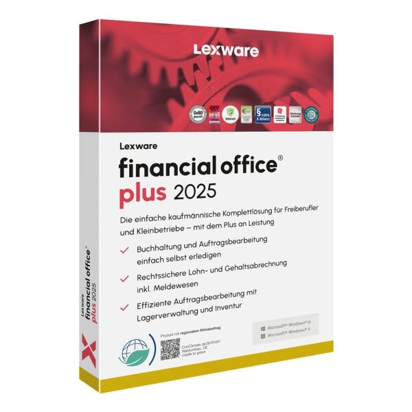 Kaufmännische Software Lexware financial office plus 2025