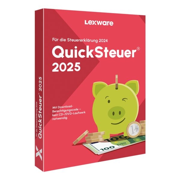 Kaufmännische Software Lexware QuickSteuer 2025