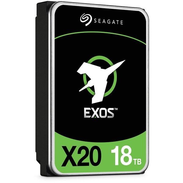 Seagate Exos X20 18 TB, interne HDD-Festplatte, 8,9 cm (3,5 Zoll)