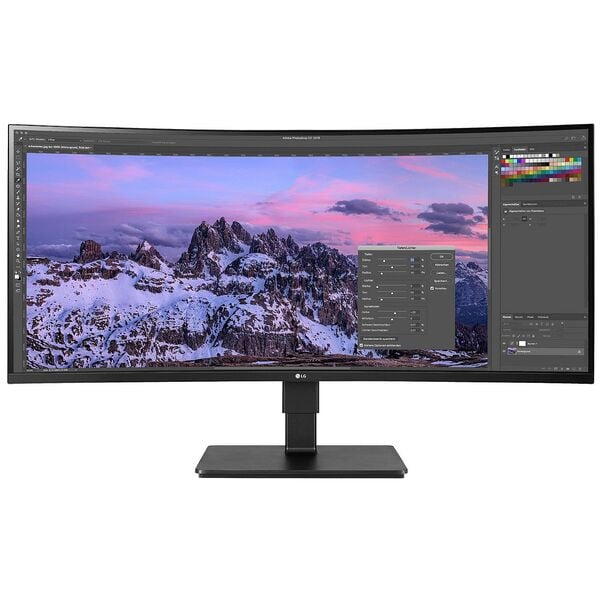 LG UltraWide 35BN77CP-B VA Monitor, 88,9 cm (35''), 21:9, UWQHD, 2x HDMI, DisplayPort, USB Typ C, 3,5-mm-Stecker