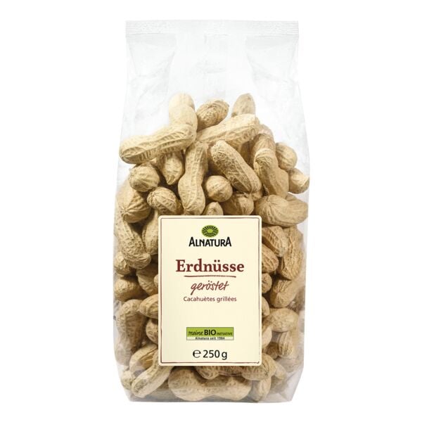 Alnatura Bio Erdnsse gerstet mit Schale 250 g