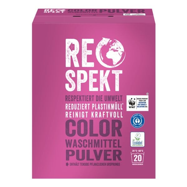 RESPEKT Colorwaschmittel-Pulver - 20 WL