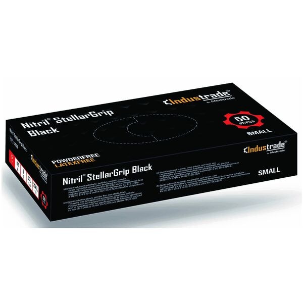 50 MEDITRADE Einmalhandschuhe Nitril® StellarGrip Nitril, Größe S schwarz 50 MEDITRADE Einmalhandschuhe Nitril® StellarGrip Nitril, Größe S schwarz