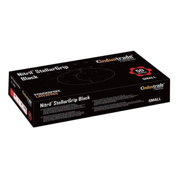 50 MEDITRADE Einmalhandschuhe Nitril® StellarGrip Nitril, Gre M schwarz