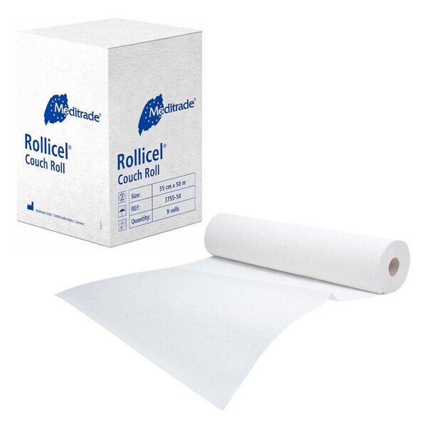 Meditrade rztekrepp ROLLICEL® 55 cm x 50 m - 9 Rollen