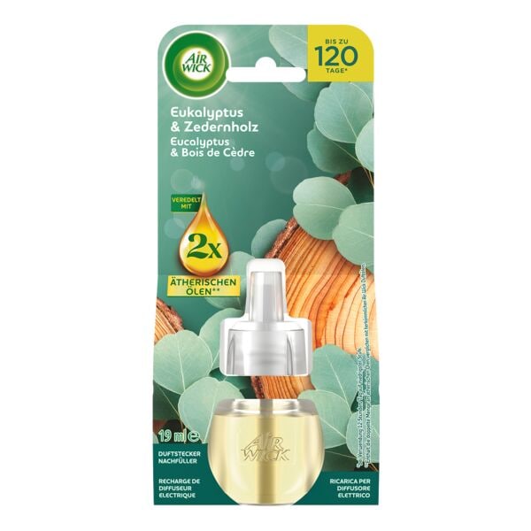 AIR WICK Duftstecker Nachfüller »Eukalyptus & Zedernholz« 19 ml