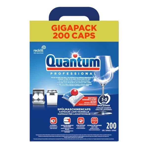 Finish Professional 200er-Pack Splmaschinencaps Quantum Professional Gigapack