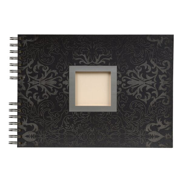 EXACOMPTA Fotoalbum Kaschmir 32x22 cm 50 Seiten schwarz