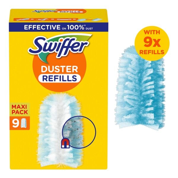 Swiffer 9er-Pack Nachfülltücher für Duster Staubmagnet