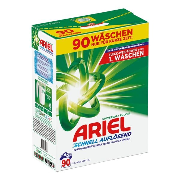 ARIEL Vollwaschpulver Universal+ 90 WL