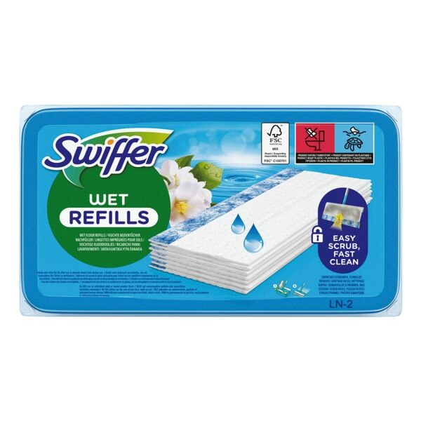 Swiffer 24er-Pack Feuchte Bodentcher mit Frischeduft Wet Morning Fresh Box