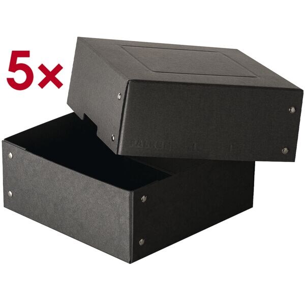 Falken Archiv-Box �PURE Box Black 20x20 85mm� 5 St�ck