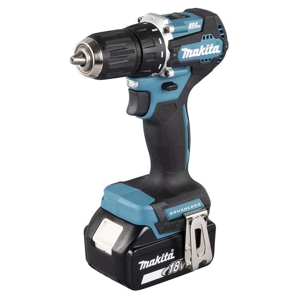 makita Akku-Bohrschrauber DDF487RAJ Ladegert, 2 Akkus, Koffer, Zubehr