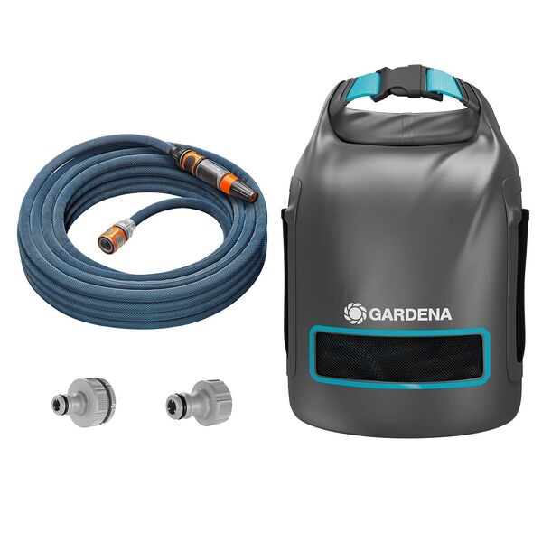 GARDENA Liano Xtreme 15m (Komplett-Set inkl. Tasche) Textilschlauch Gartenschlauch