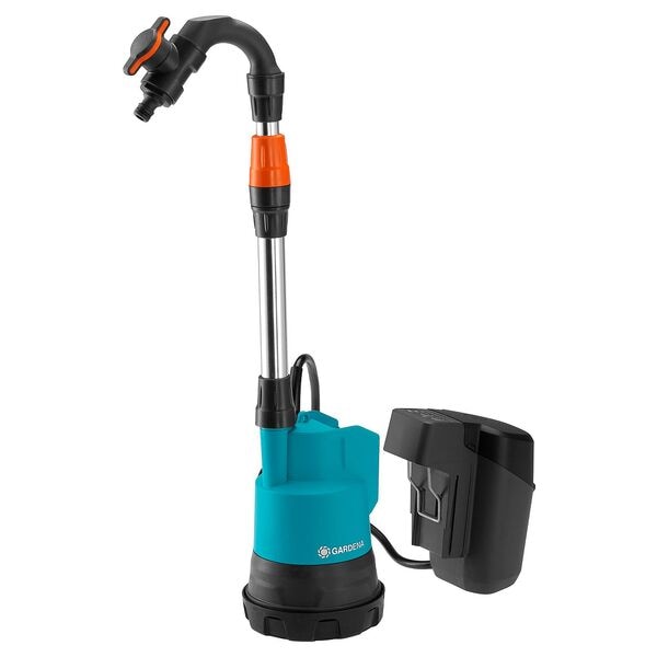 GARDENA Regenfasspumpe mit Akkubetrieb 2000/2 Ready-to-Use