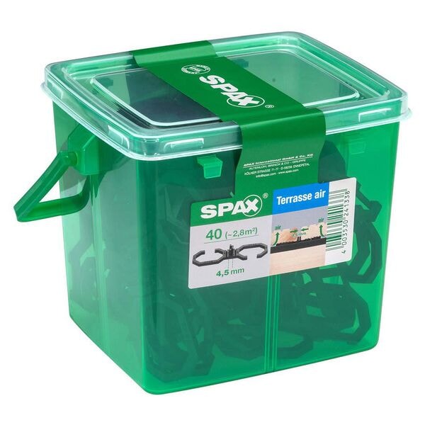 SPAX 40er-Pack Terrassen-Abstandshalter »AIR« 4,5 mm
