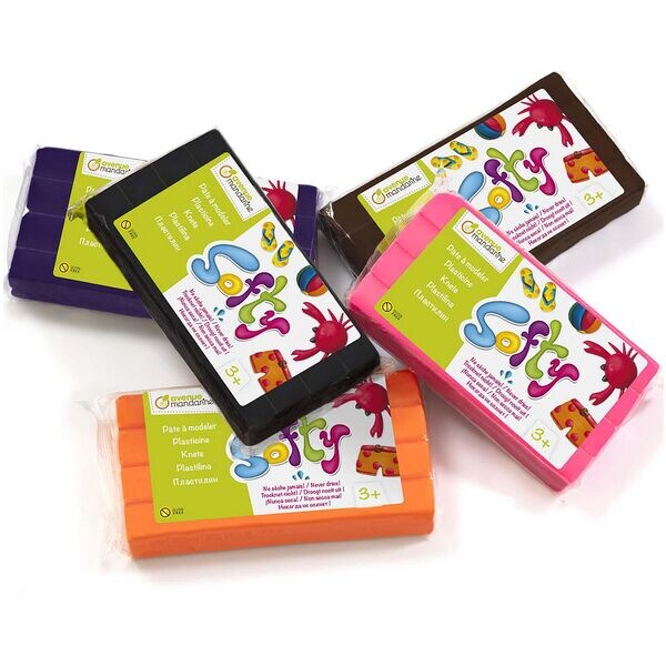 avenue mandarine 5er-Pack Knete »Super Softy« Komplementärfarben