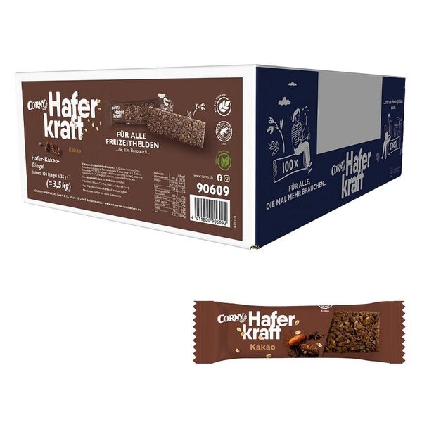 Corny 100er-Pack Msliriegel Haferkraft Kakao 35 g
