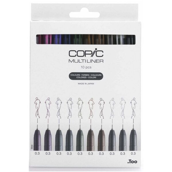 COPIC Fineliner-Set Multiliner Color 0,3mm