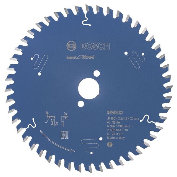 BOSCH Kreissägeblatt »EXPERT for Wood« 160,0 mm 48 Zähne BOSCH Kreissägeblatt »EXPERT for Wood« 160,0 mm 48 Zähne