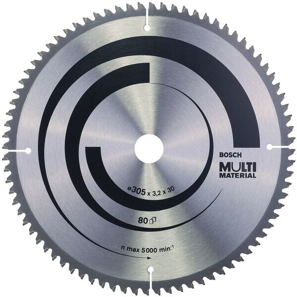 BOSCH Kreissgeblatt Multi Material 305,0 mm 80 Zhne