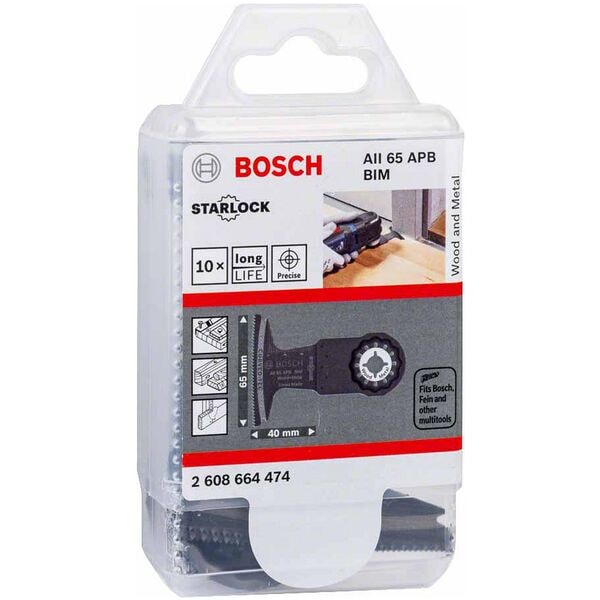 BOSCH Tauchsägeblätter »Starlock AII 65 APB« 10 Stück BOSCH Tauchsägeblätter »Starlock AII 65 APB« 10 Stück