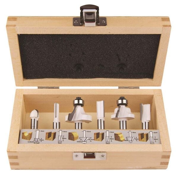 makita Fräser-Set »D-53540« 6-teilig makita Fräser-Set »D-53540« 6-teilig